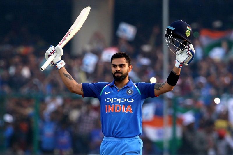 Kohli broke Dravid&#039;s record from 1999 for most runs by an Indian batsman in a calendar year