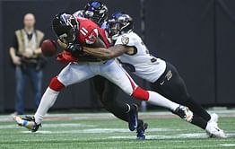 Ravens stifle feeble Falcons 26-16 for 3rd straight win