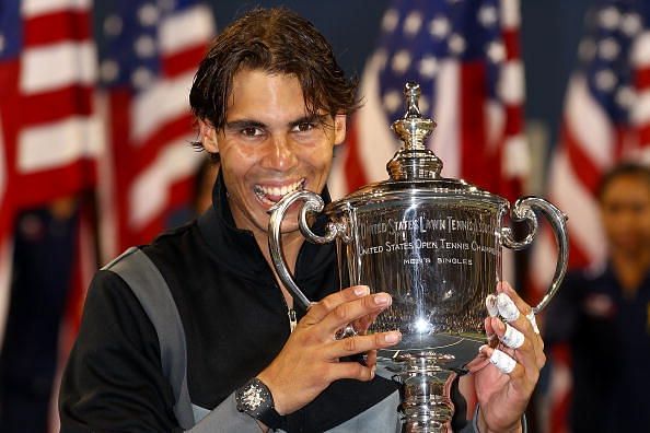 Rafael Nadal completed the Career Slam at the U.S. Open of 2010 aged just 24