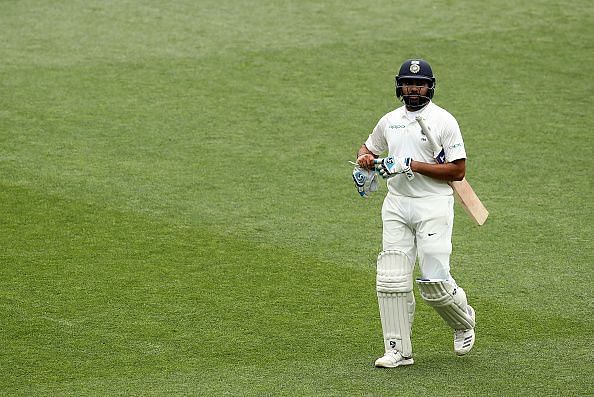 Rohit Sharma got out playing a rash shot in the first Test
