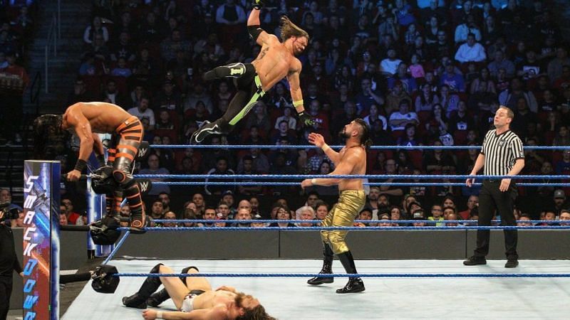 Mustafa Ali got the victory for his team after landing the 054 on WWE Champion Daniel Bryan