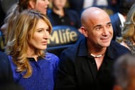 Steffi Graf and her husband Andre Agassi - the only husband-wife duo to win the Australian Open Singles title