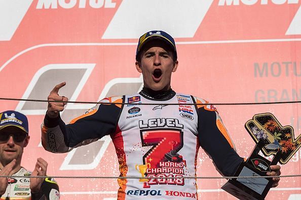 Marquez won his fifth MotoGP riders&#039; championship in 2018