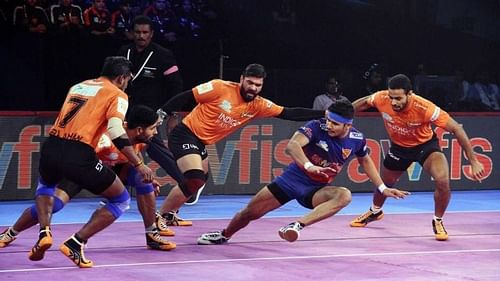 Naveen Kumar was the top raider for the Dabang Delhi KC side