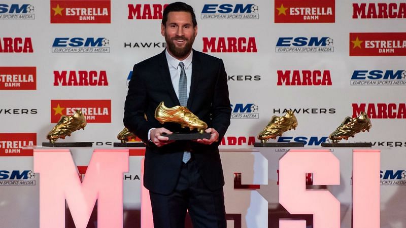 messi golden shoe