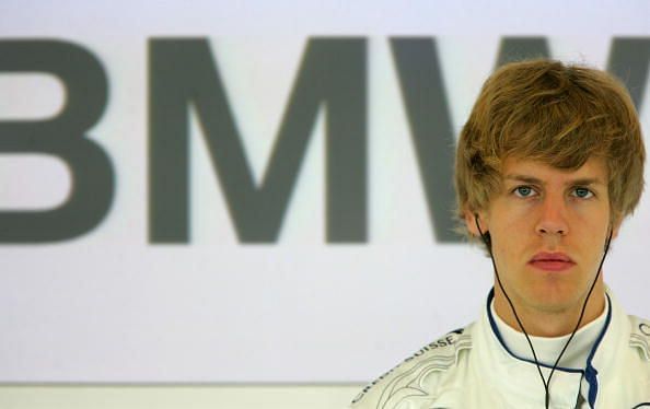 Vettel started his F1 journey with BMW Sauber