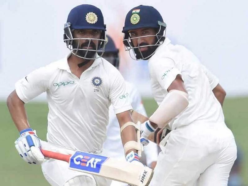 Rahane too contributed along with Pujara