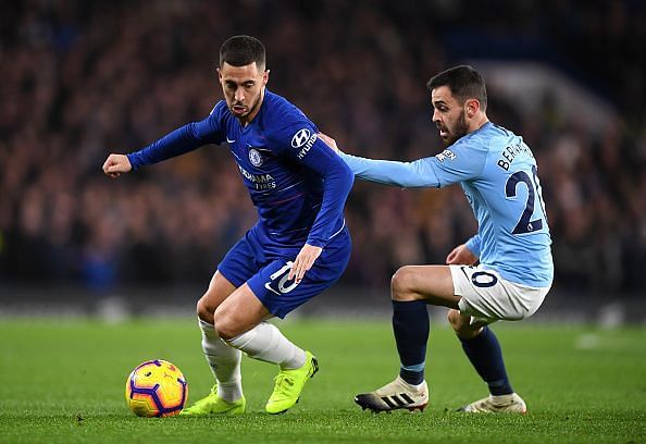Hazard was a thorn for Manchester City