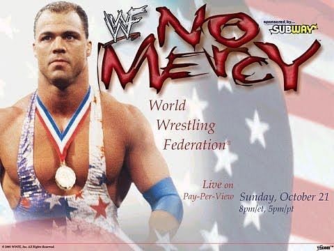 Kurt Angle entered No Mercy as WCW World Champion