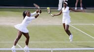 Serena and Venus Williams at Wimbledon 2014