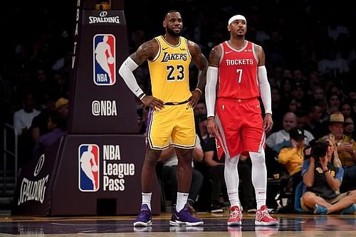 Anthony and James have faced off during Melo's brief spell with the Houston Rockets