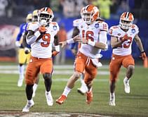 The Latest: Clemson nears ACC title, Buckeyes cling to lead