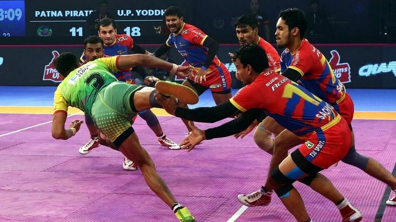 UP Yoddha defence was in fine touch tonight