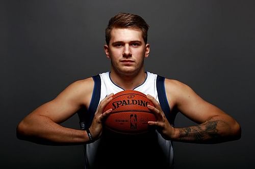 Luka Doncic at Dallas Mavericks Media Day