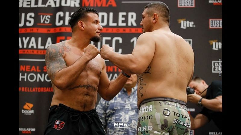 Things did not go well for Frank Mir at Bellator 212