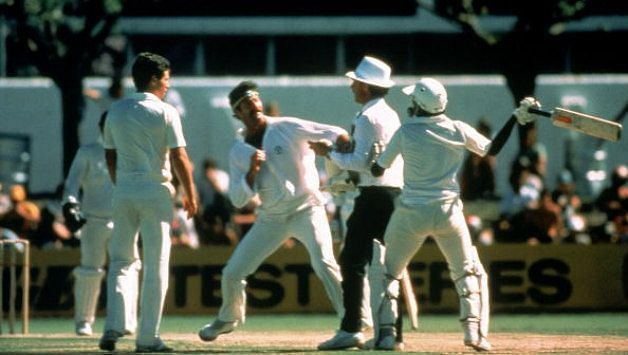 Javed Miandad would have hit Lillee with his bat had umpires not intervened