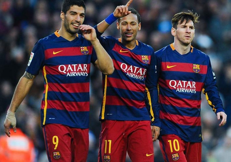 Suarez, Neymar, and Messi