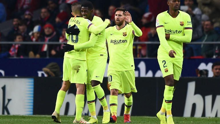 La Blaugrana were expected to have a tough night