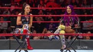 Bayley and Sasha Bank on Raw