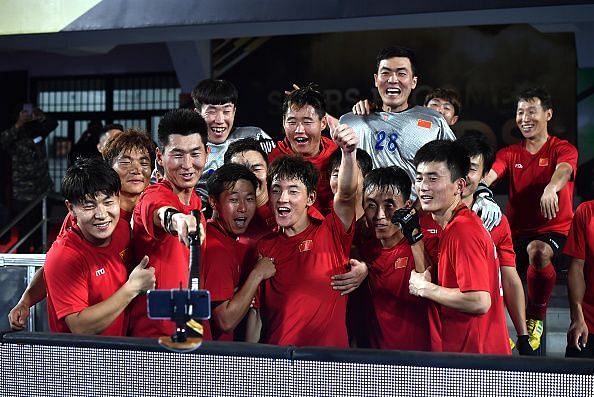 China&#039;s second successive draw was made possible by goal-keeper Wang Caiyu