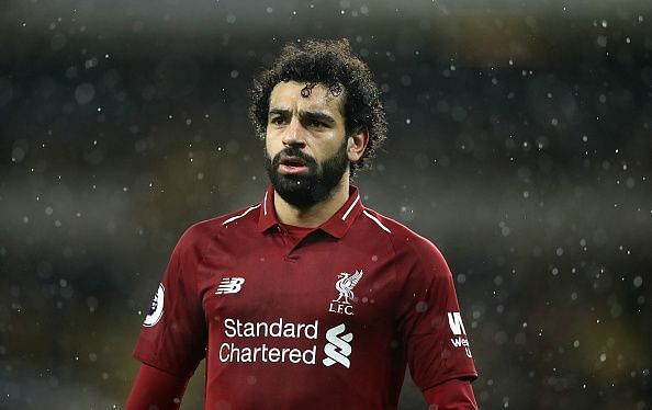 Salah is the second joint-top scorer in the Premier League (12 goals)