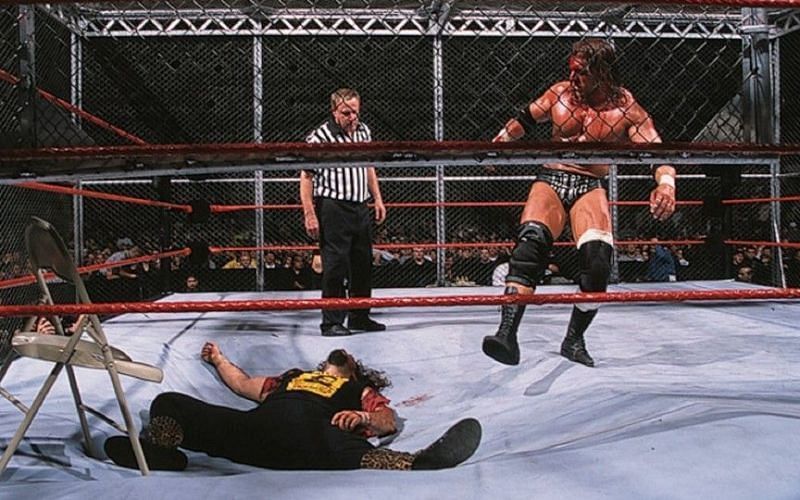 The match was the exclamation mark on the long-running feud between Triple H and Mick Foley