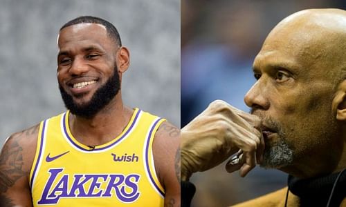 LeBron James and Kareem Abdul-Jabbar