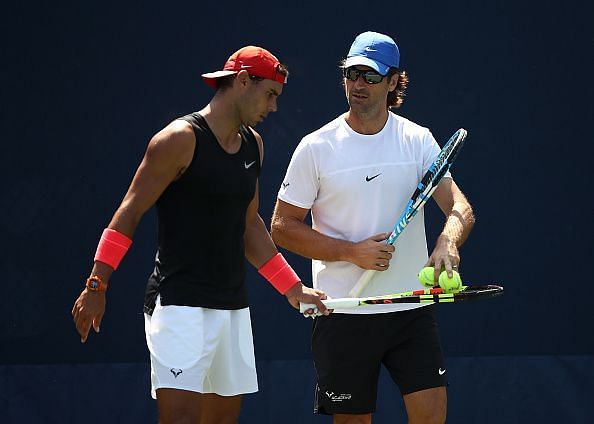 Carlos Moya - present coach of Rafael Nadal