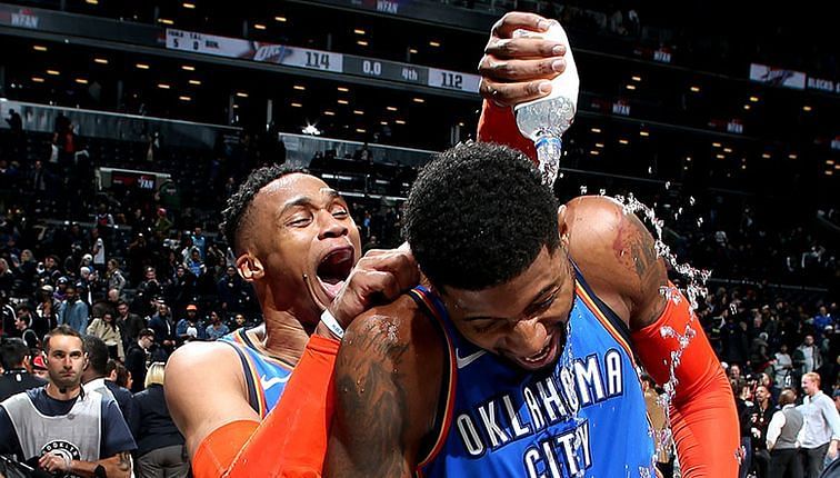 Brodie &amp; PG13 are averaging 24.0 &amp; 22.8 ppg respectively.