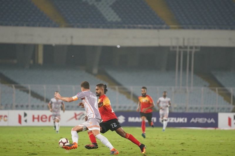 Jobby Justin is the leading Indian goalscorer in the 2018-19 I-League so far