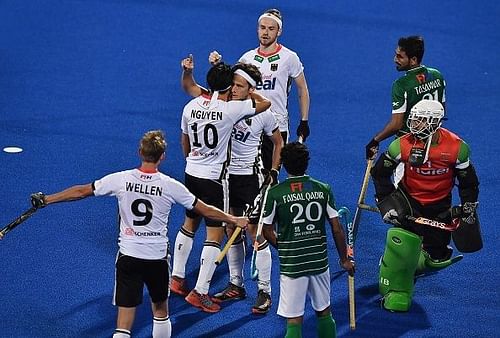 Marco Miltkau's field goal helped Germany register a narrow victory 