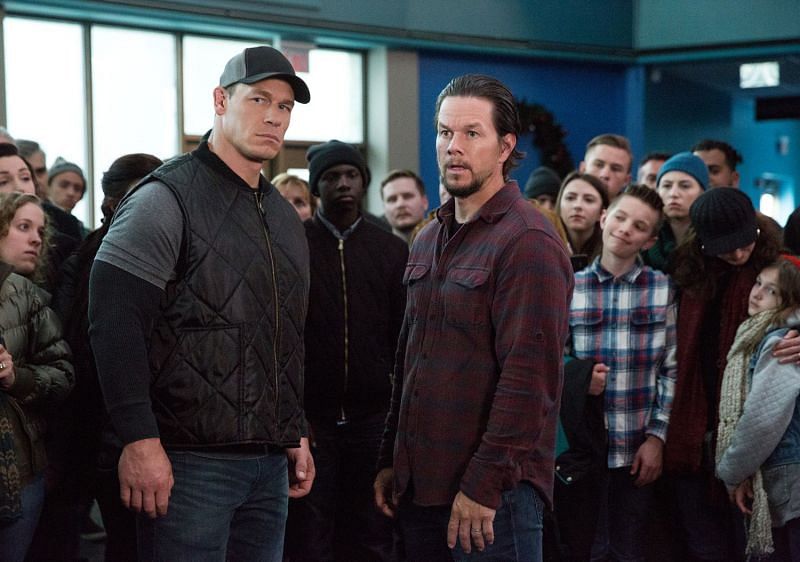 John Cena with Mark Wahlberg in Daddy&#039;s Home 2