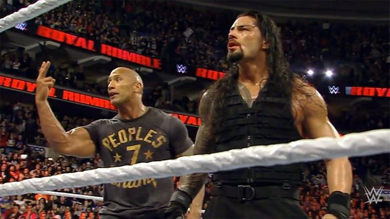 Image result for roman reigns and rock body
