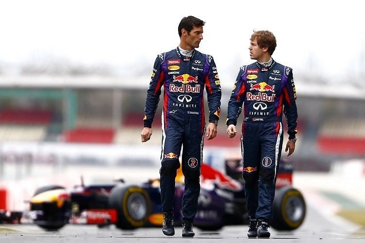 Vettel and Webber had quite the rivalry during their time in Red Bull