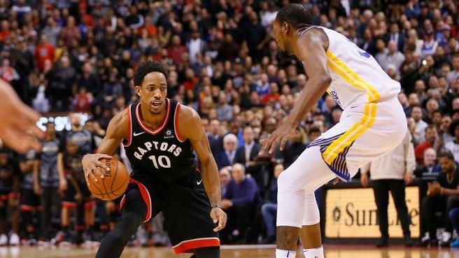 DeRozan's 42 points not enough to get the win against Warriors