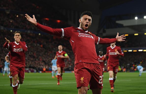 Chamberlain became a vital cog in the Liverpool midfield in his maiden season at Anfield.