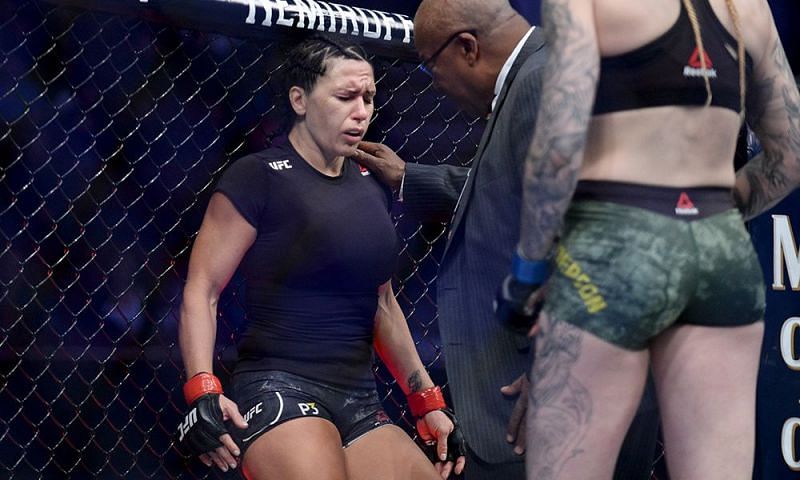 Cat Zingano&#039;s fight with Megan Anderson ended in controversy following an eye injury