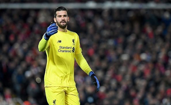 Alisson Becker has been a huge influence in Liverpool&#039;s season thus far