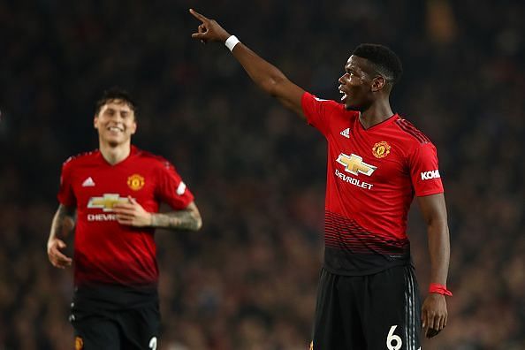 Paul Pogba delivered one of his finest performances in the United shirt against Huddersfield