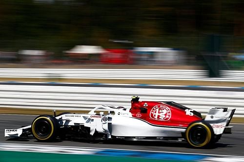 Alfa Romeo Sauber F1 car at the German GP 2018 at Hockenheim