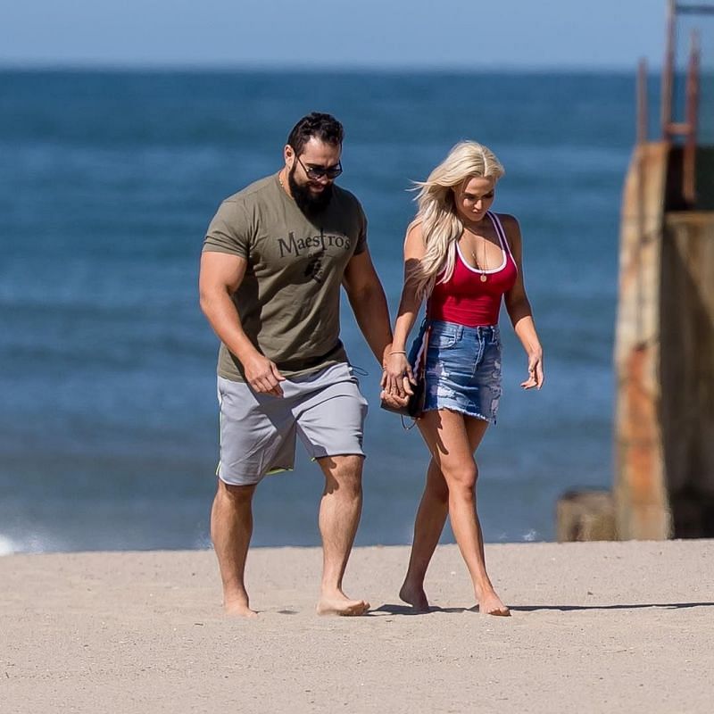 Rusev shared an old picture of himself and Lana on a beach, Image Courtesy - Instagram