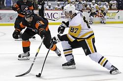Weise helps Flyers defeat slumping Penguins 4-2