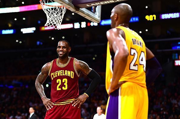 kobe bryant compared to lebron james