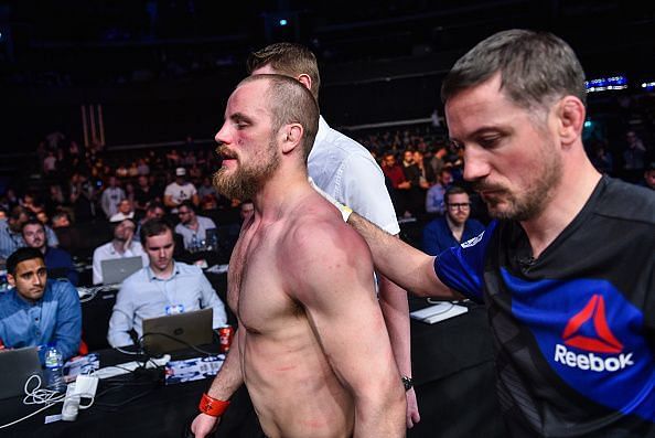 Gunnar Nelson and Coach Kavanagh after his last loss