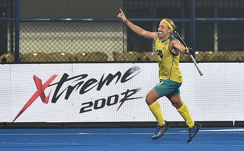 Two-time defending champions Australia scored three goals in the final quarter to beat England by a comfortable 3-0 margin