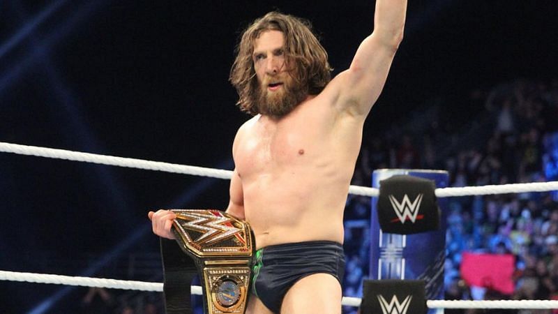 Daniel Bryan, pictured here after capturing the WWE Championship against AJ Styles on SmackDown Live.