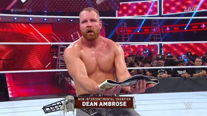 True to his word Dean Ambrose was able to beat Seth Rollins clean and win the Intercontinental Title