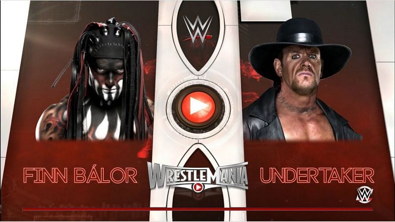 Finn Balor vs the Undertaker