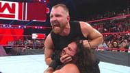 Dean Ambrose attacks Seth Rollins