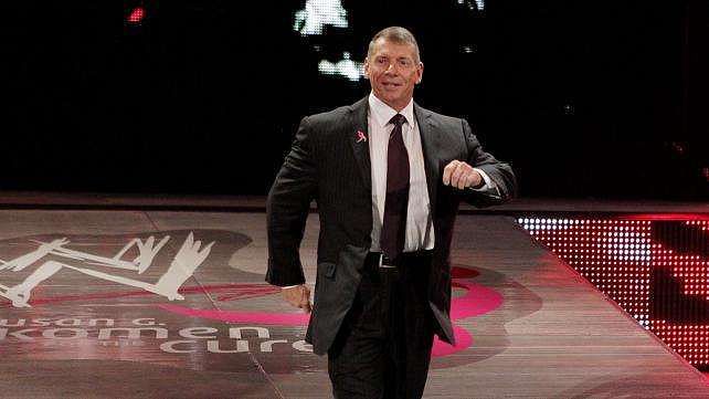 Vince McMahon and his famous walk to the ring